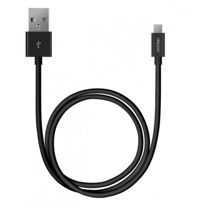 Кабель USB-MiniUSB 1.2m черный Deppa (72104)