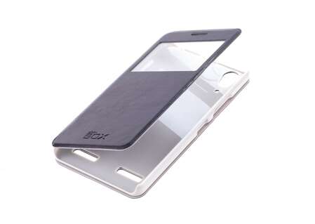 Чехол для Lenovo IdeaPhone A6000 Skinbox Lux AW, черный 