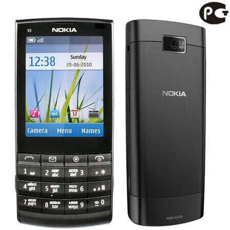 Смартфон Nokia X3-02 Touch and Type DARK METAL
