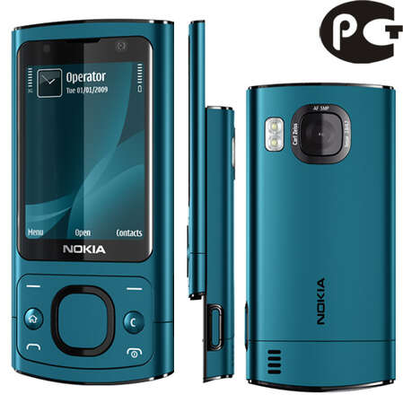 Смартфон Nokia 6700 Slide petrol blue (синий)