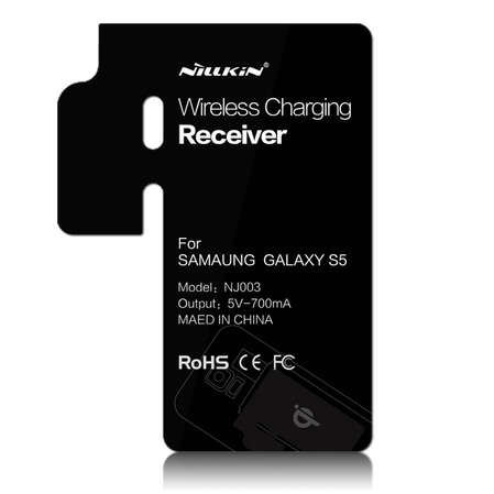 Беспроводная зарядная панель для Galaxy S5 G900F/G900FD Galaxy S5 Nillkin Qi для беспроводной зарядки, черный
