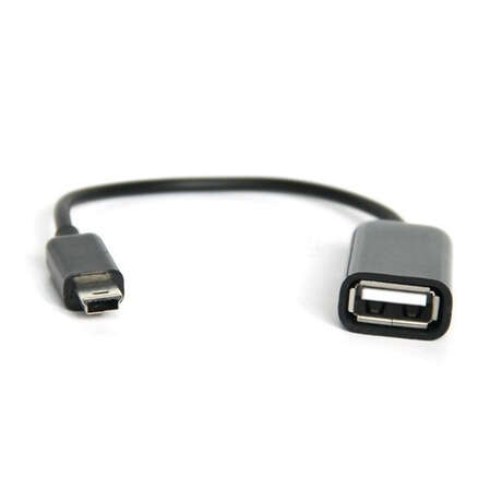 Кабель OTG для мобильных телефонов и планшетов USB2.0 тип А(f)-miniB(5P) OTG KS-is (KS-132)