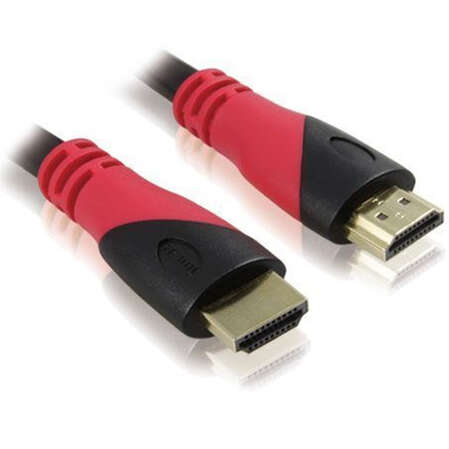 Кабель HDMI-HDMI v2.0 3.0м Greenconnect (GC-HM202-28AWG-3m) Красный