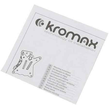 Кронштейн наклонный Kromax CASPER-101 10-32' до 25кг Vesa до 100x100
