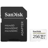 Карта памяти Micro SecureDigital 256Gb SanDisk High Endurance microSDXC class 10 UHS-1 U3 V30 (SDSQQNR-256G-GN6IA)
