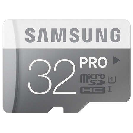Micro SecureDigital 32Gb SDHC Samsung Pro class10 (MB-MG32DARU) + адаптер SD