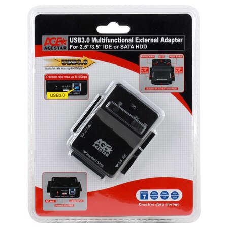 Адаптер USB3.0 - IDE+SATA AgeStar 3FBCP