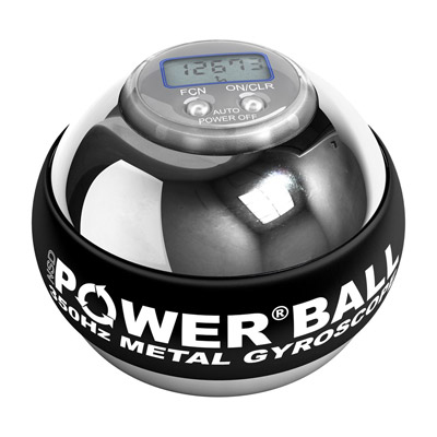 Тренажер кистевой Powerball Metal Silver 350Hz	