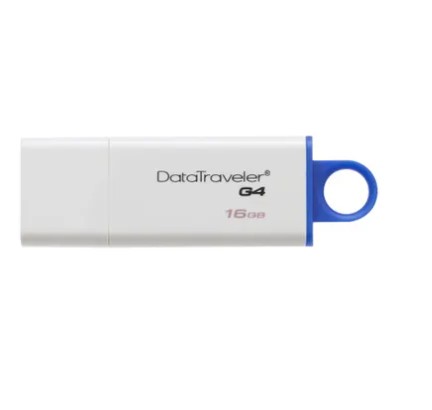 USB Flash накопитель 16GB Kingston DataTraveler Generation 4 (DTIG4/16GB) USB 3.0 Бело-синий
