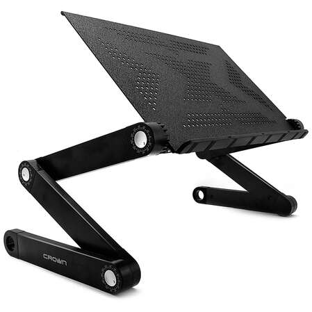 Стол-подставка для ноутбука Crown CMLS-103, до 15,6", черная
