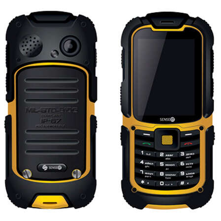 Защищенный телефон Senseit P3 Black