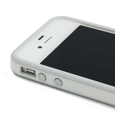 Бампер для iPhone 4 /iPhone 4S Bagspace бампер белый