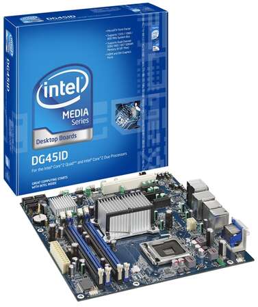 Материнская плата Intel BLKDG45ID iG45 S775 PCIEx16 LAN mATX