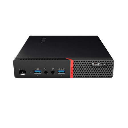 Настольный компьютер Lenovo ThinkCentre M700 TINY slim i3 6100T/4Gb/SSD128Gb/W7Pro64preW10Pro64/kb/m/black