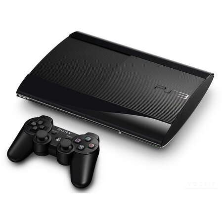 Игровая приставка Sony PS3 Super Slim 500 Gb (CECH-4008C) + игра Gran Turismo 5 Academy Edition + игра Uncharted 3  