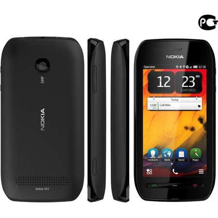 Смартфон Nokia 603 Black-Black