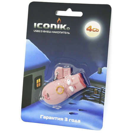 USB Flash накопитель 4GB IconIK Свинка (RB-PIGB-4GB) 