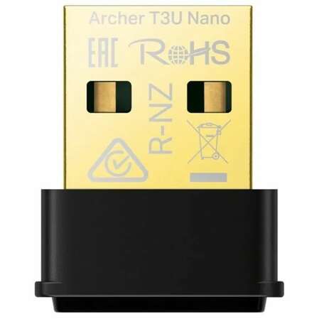 Сетевая карта TP-LINK Archer T3U Nano 802.11a/b/g/n/ac Wireless 1267 Мбит/с, USB 3.0