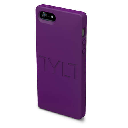 Чехол для iPhone 5 / iPhone 5S TYLT SGRD IP5SSSQRDPRP-T фиолетовый