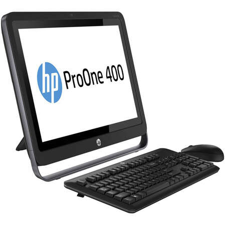 Моноблок HP ProOne 400 AIO 21.5" HD i5 4590T/4Gb/500Gb/DVD-RW/WiFi/BT/Kb+m/touch/DOS