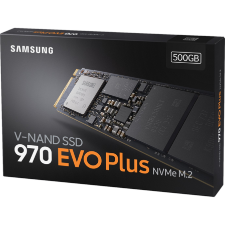 Внутренний SSD-накопитель 500Gb Samsung 970 Evo Plus (MZ-V7S500BW) M.2 2280 PCI-E 3.0 x4