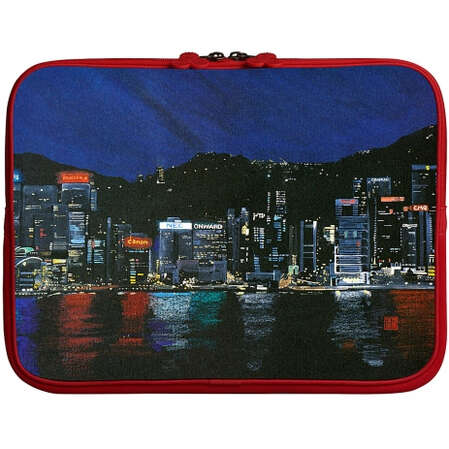 13" Папка для ноутбука Beez la robe Hong Kong by night Red BE-100849, для Macbook Air