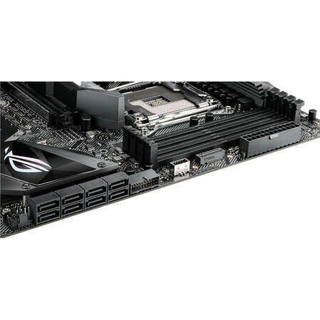 Материнская плата ASUS ROG Strix X299-E Gaming X299 Socket-2066 8xDDR4, 8xSATA3, RAID, 2xM.2, 3xPCI-E16x, 1xUSB type C, 6xUSB3.1, Glan ATX, Ret