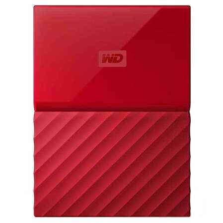 Внешний жесткий диск 2.5" 1Tb WD My Passport WDBBEX0010BRD-EEUE USB3.0 Красный