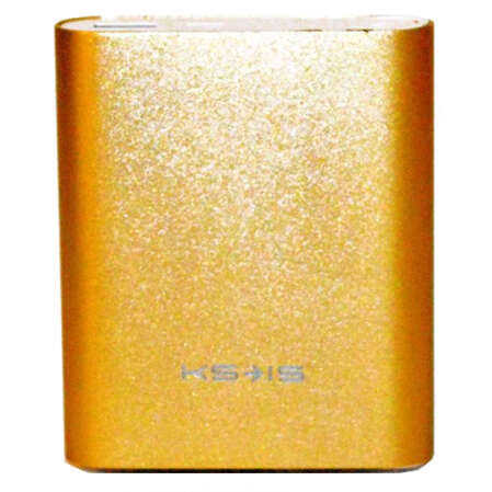 Внешний аккумулятор KS-is KS-239 Gold 10400mAh золотистый