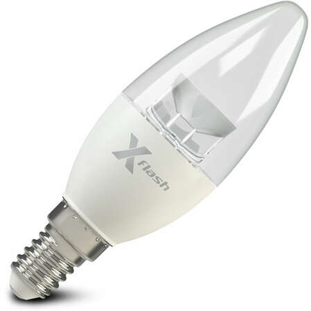 Светодиодная лампа X-flash Candle E14 6W 220V 4000K диммируемая 47208