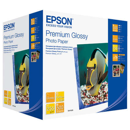Фотобумага Epson 10x15 Premium Glossy Photo Paper , 500 л (C13S041826)