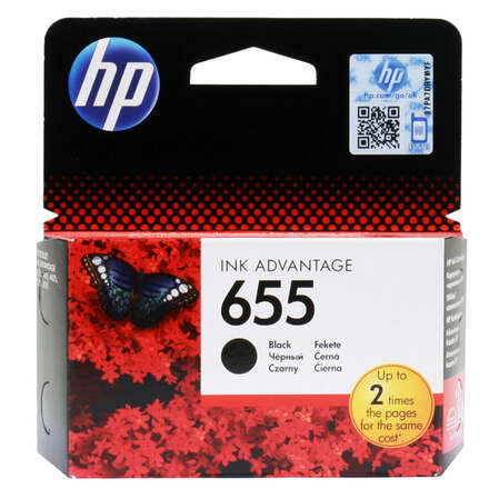 Картридж HP CZ109AE №655 Black для DJ IA 6525/5525/4625/4615/3525