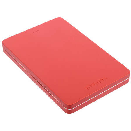 Внешний жесткий диск 2.5" 1000Gb Toshiba HDTH310ER3AA USB3.0 Canvio ALU 3S Красный
