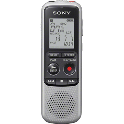 Диктофон SONY ICD-BX140 4GB, серебристый
