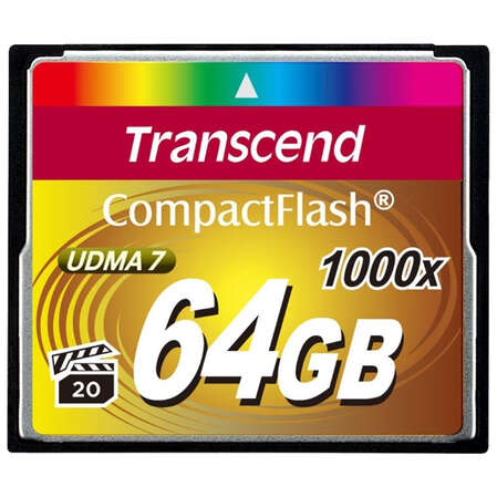 64Gb Compact Flash Transcend 1000x (TS64GCF1000)