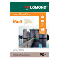 Фотобумага Lomond A3, 90гр, 100л белый матовое для струйной печати (0102011)