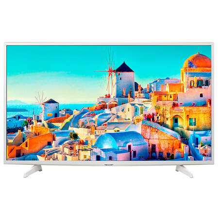 Телевизор 49" LG 49UH619V (4K UHD 3840x2160, Smart TV, USB, HDMI, Wi-Fi) белый