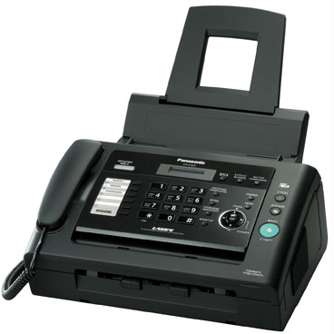 Факс Panasonic KX-FL423RUB черный лазерный, трубка, АОН, копир