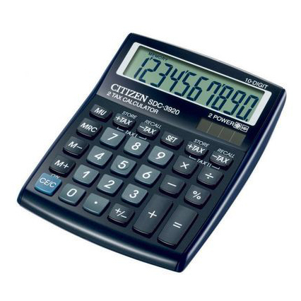 Калькулятор Citizen SDC-3920BP