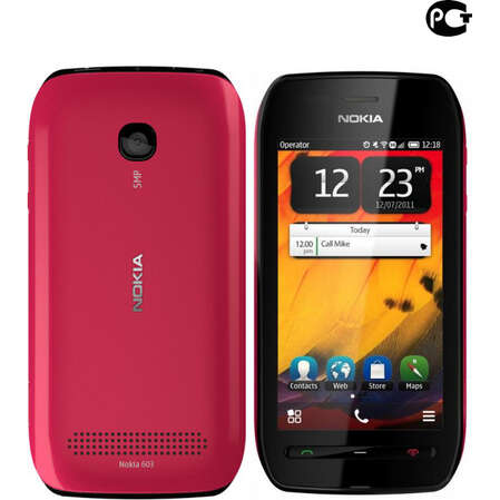 Смартфон Nokia 603 Black-Fuchsia