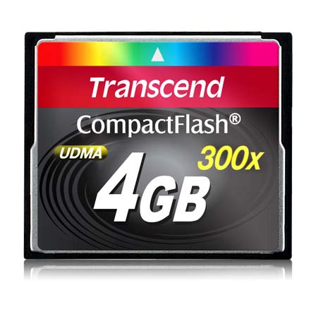 4Gb Compact Flash Transcend 300x (TS4GCF300)