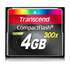 4Gb Compact Flash Transcend 300x (TS4GCF300)
