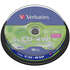 Оптический диск CDRW диск Verbatim DataLifePlus 700Mb 8-12x CakeBox 10шт (43480) 