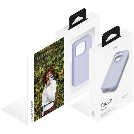 Чехол для Apple iPhone 15 Pro uBear Touch Mag Case Magsafe лавандовый