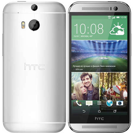 Смартфон HTC One M8 16Gb Silver