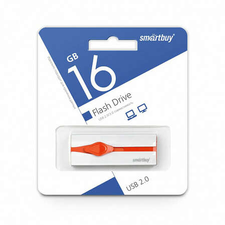 USB Flash накопитель 16GB Smartbuy Comet (SB16GBCMT-W) USB 2.0 белый