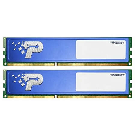 Модуль памяти DIMM 8Gb 2х4Gb DDR4 PC17000 2133MHz Patriot Signature Series (PSD48G2133KH)