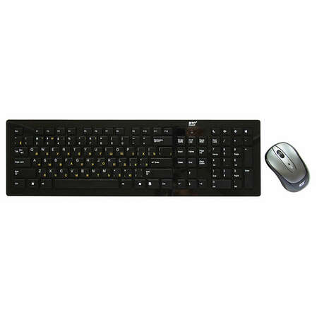 Клавиатура+мышь BTC 6311ARFIII Black USB