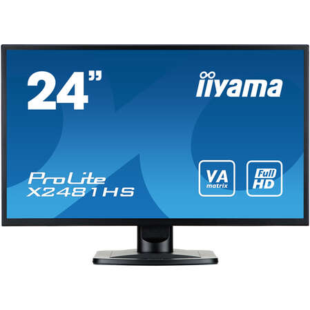 Монитор 24" Iiyama ProLite X2481HS-B1 VA 1920x1080 6ms DVI-D, HDMI, VGA