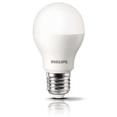 Светодиодная лампа LED лампа Philips A55 E27 10W, 220V (8718291673453) белый свет